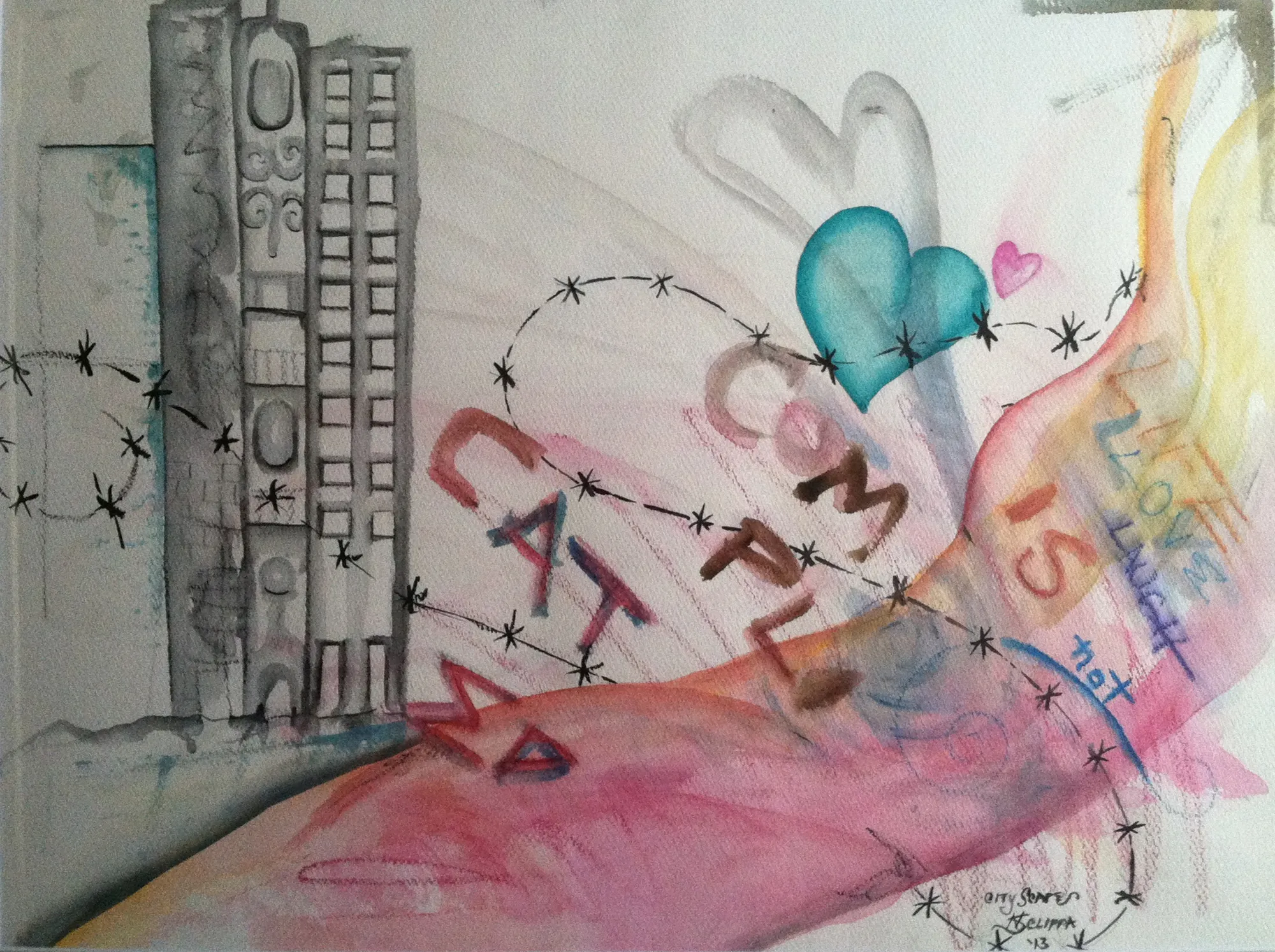 CityScape by Annabel V Sclippa