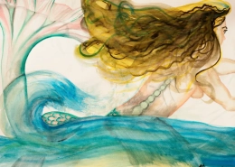 Mermaids Collection - Determination - by Artist Annabel V Sclippa