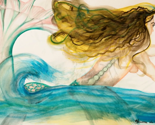 Mermaids Collection - Determination - by Artist Annabel V Sclippa